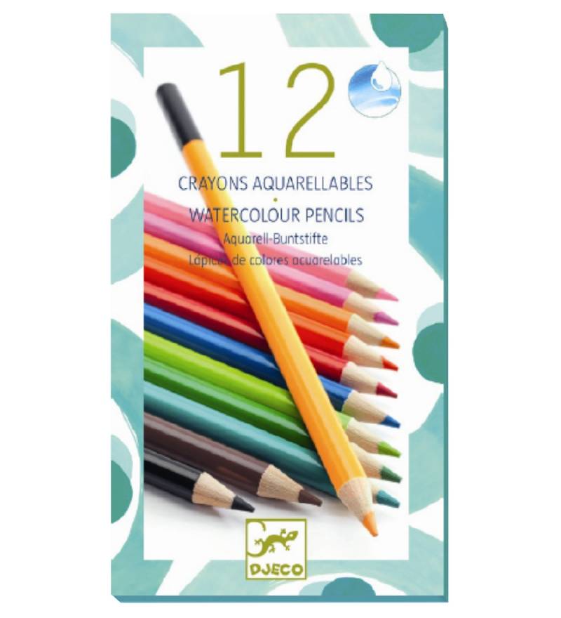 Djeco Buntstifte-Set - Aquarell - 12 st. - Bunt - Djeco - One Size - Buntstiftsets Djeco Buntstifte-Set - Aquarell - 12 st. - Bunt - Djeco - One Size - Buntstiftsets von Djeco