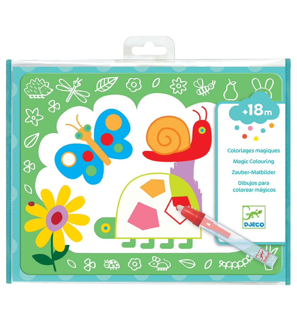 Djeco Creation Set - Magic Coloring - Blau - Djeco - One Size - Malbücher Djeco Creation Set - Magic Coloring - Blau - Djeco - One Size - Malbücher von Djeco