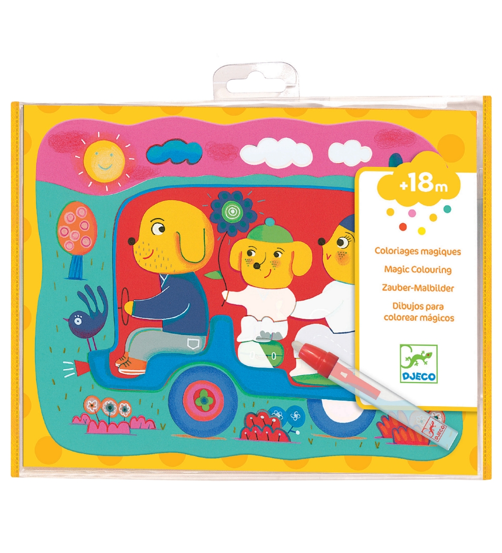 Djeco Creation Set - Magic Coloring - Gelb - Djeco - One Size - Malbücher Djeco Creation Set - Magic Coloring - Gelb - Djeco - One Size - Malbücher von Djeco