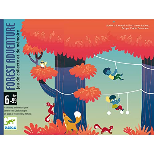 Djeco DJ05180, Kartenspiel Wald Abenteuer Djeco DJ05180, Kartenspiel Wald Abenteuer von Djeco