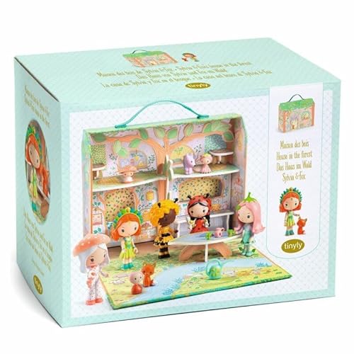 Djeco DJ06966 Tinyly Sylvia & Fox's House in The Forest von Djeco