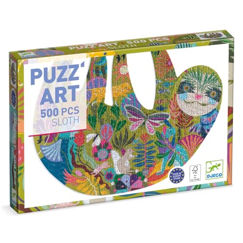 Djeco DJ07662 Puzz'Art Faultier - 500 Teile Djeco DJ07662 Puzz'Art Faultier - 500 Teile von Djeco