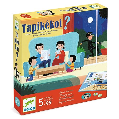 Djeco DJ08542 Juego Tapikékoi Biene, Blume Spielzeug zum Stapeln und Einstecken, rot Djeco DJ08542 Juego Tapikékoi Biene, Blume Spielzeug zum Stapeln und Einstecken, rot von Djeco