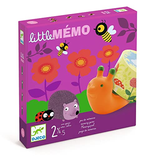 Djeco My First Game Animals DJ08552 Gesellschaftsspiel Little Memo, Multicolour von Djeco