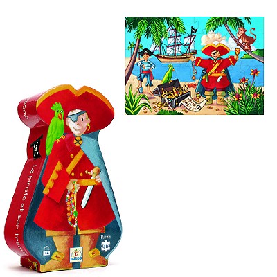 Djeco Der Pirat und sein Schatz 36 Teile Puzzle Djeco-07220 von Djeco