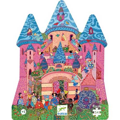 Djeco – Puzzle mit Märchenschloss, Mehrfarbig (DJ07246). von Djeco