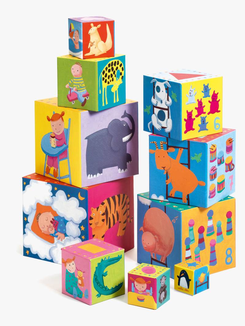 Djeco Funny Stapelklötze, Babyspielzeug von Djeco