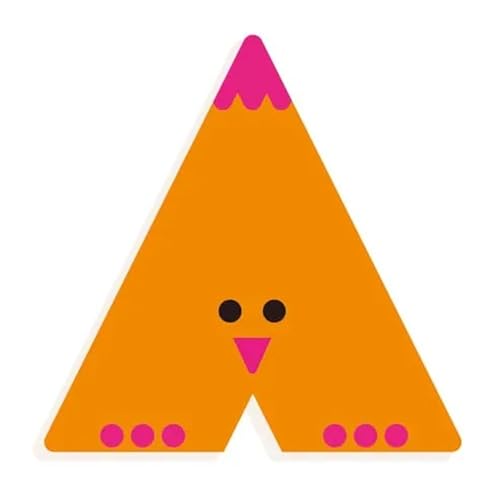 Djeco Graphic Anial-A Lernhilfe für magnetische Buchstaben und Wörter (DD04960) von Djeco