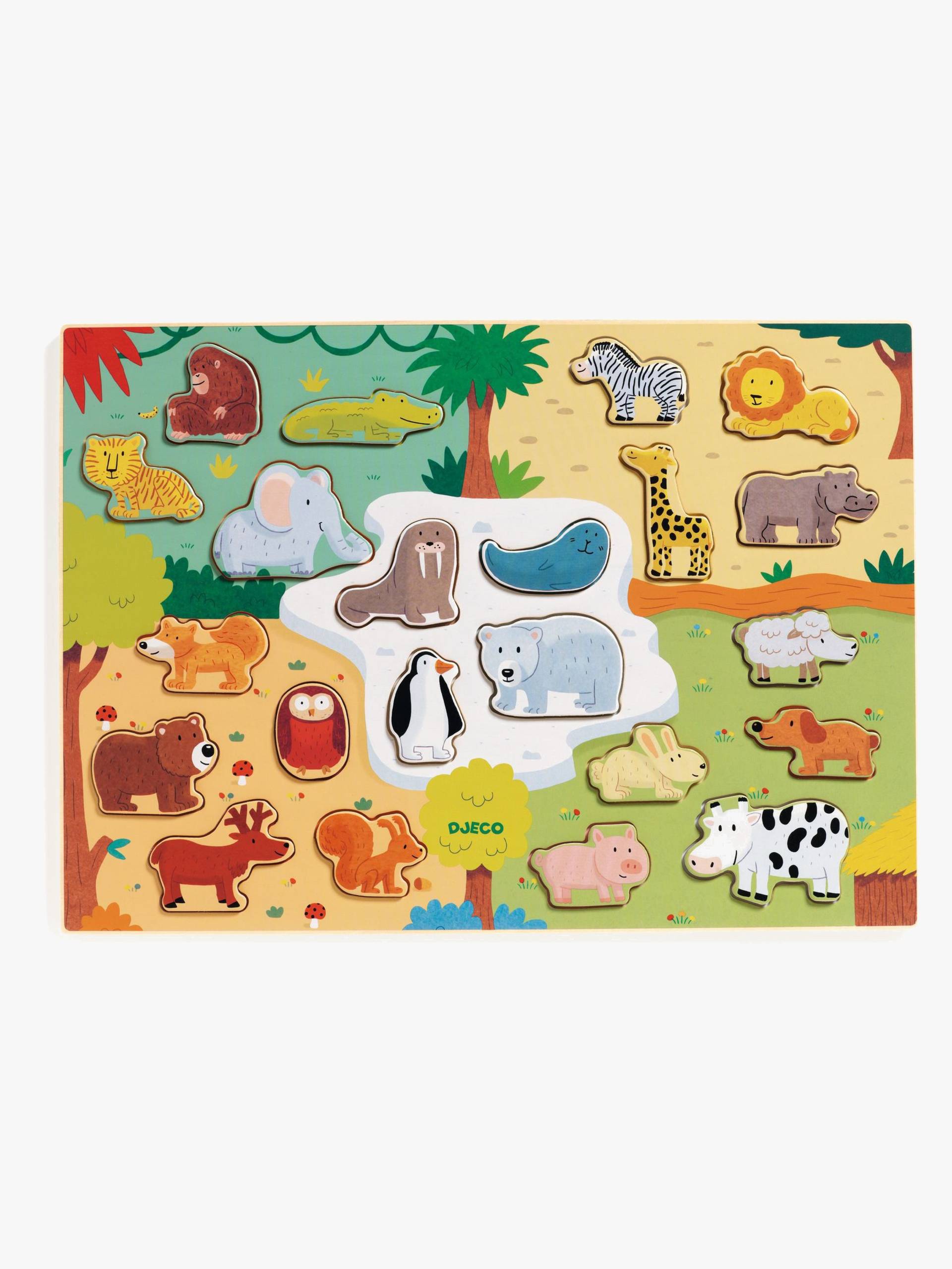 Djeco Holzpuzzle Animo 22 Teile Djeco Holzpuzzle Animo 22 Teile von Djeco