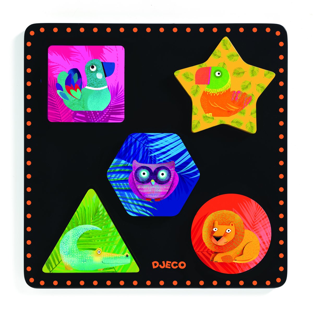 Djeco Holzpuzzle - Geochic 5 Teile Puzzle Djeco-01050 Djeco Holzpuzzle - Geochic 5 Teile Puzzle Djeco-01050 von Djeco