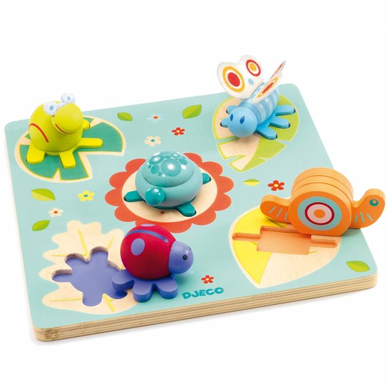 Djeco Holzpuzzle - Lilo 5 Teile Puzzle Djeco-01031 von Djeco