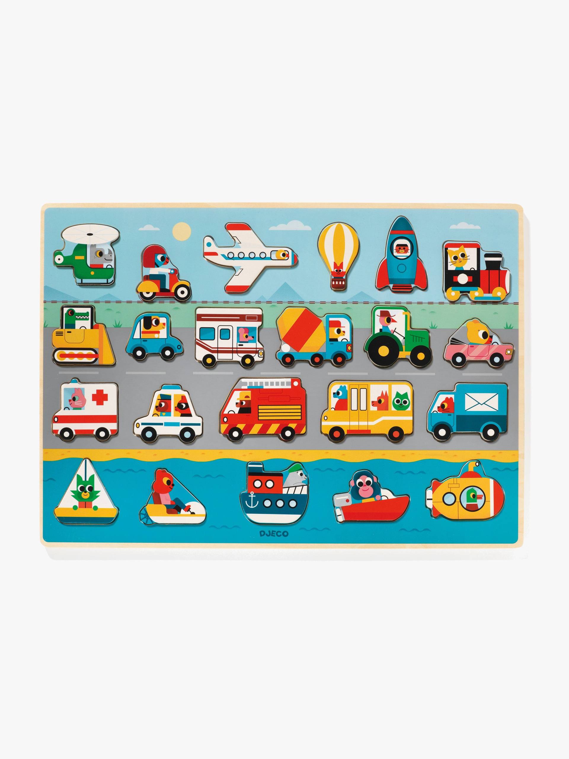 Djeco Holzpuzzle Vroom 22 Teile Djeco Holzpuzzle Vroom 22 Teile von Djeco
