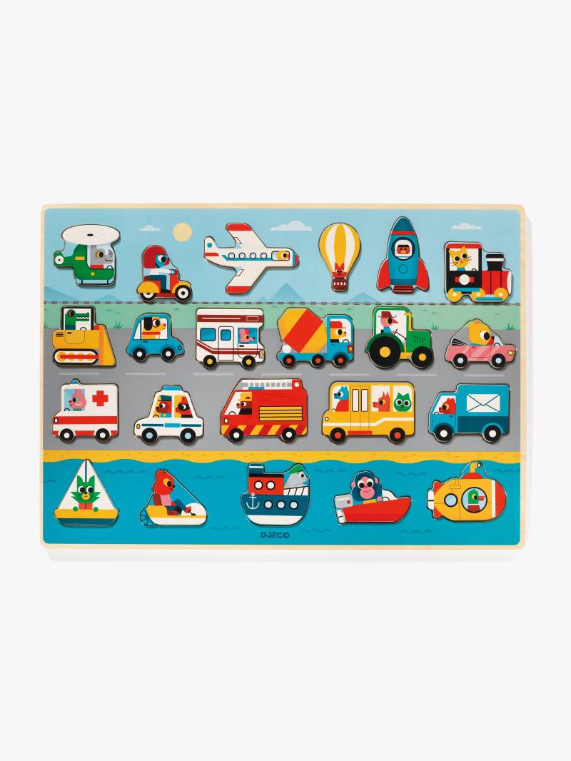 Djeco Holzpuzzle Vroom 22 Teile von Djeco