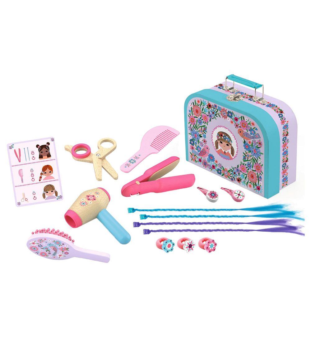 Djeco Holzspielzeug - Lily's Friseursalon - Djeco - One Size - Spielzeug Djeco Holzspielzeug - Lily's Friseursalon - Djeco - One Size - Spielzeug von Djeco