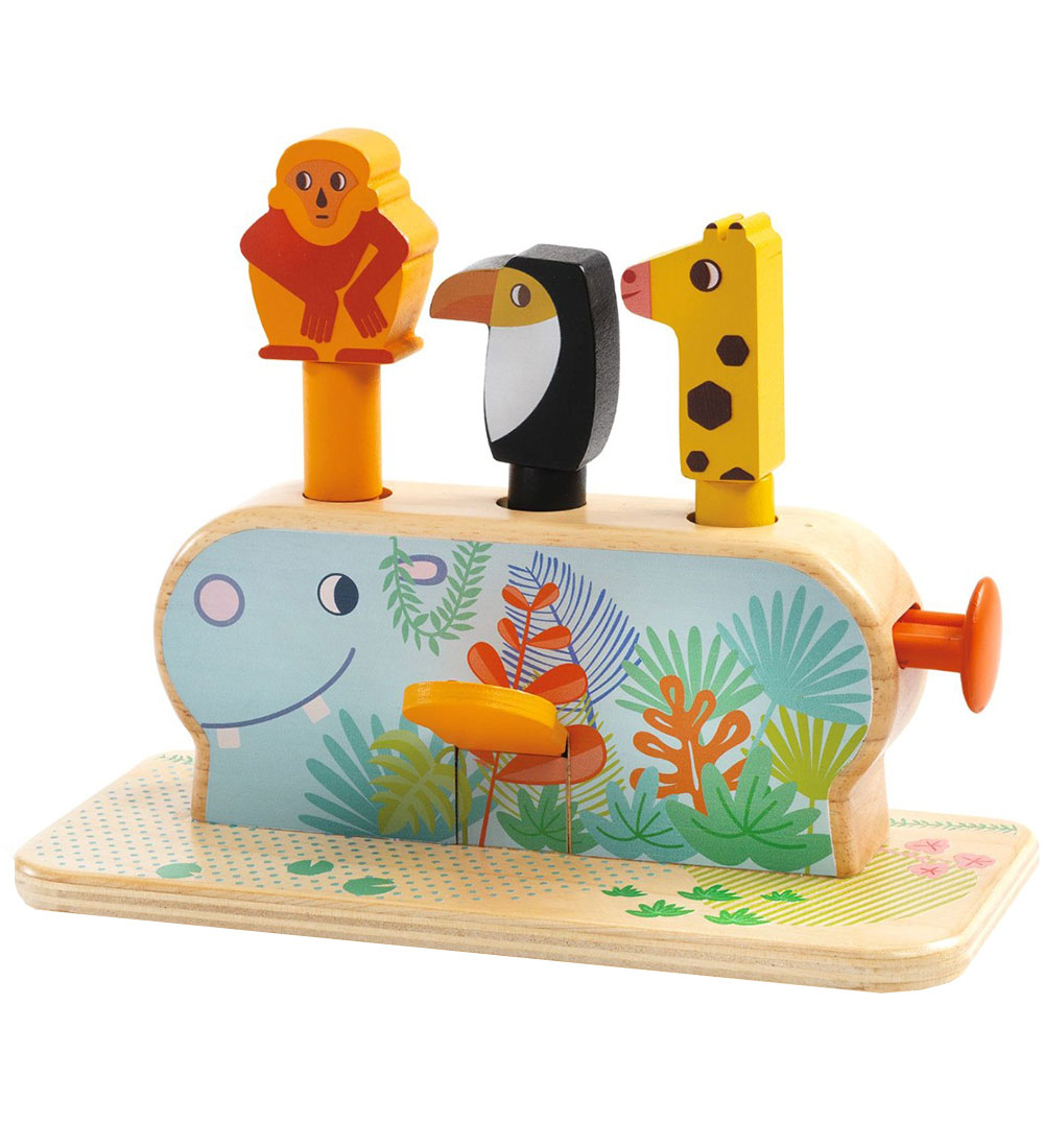 Djeco Holzspielzeug - Pop Nach oben - Djeco - One Size - Spielzeug Djeco Holzspielzeug - Pop Nach oben - Djeco - One Size - Spielzeug von Djeco
