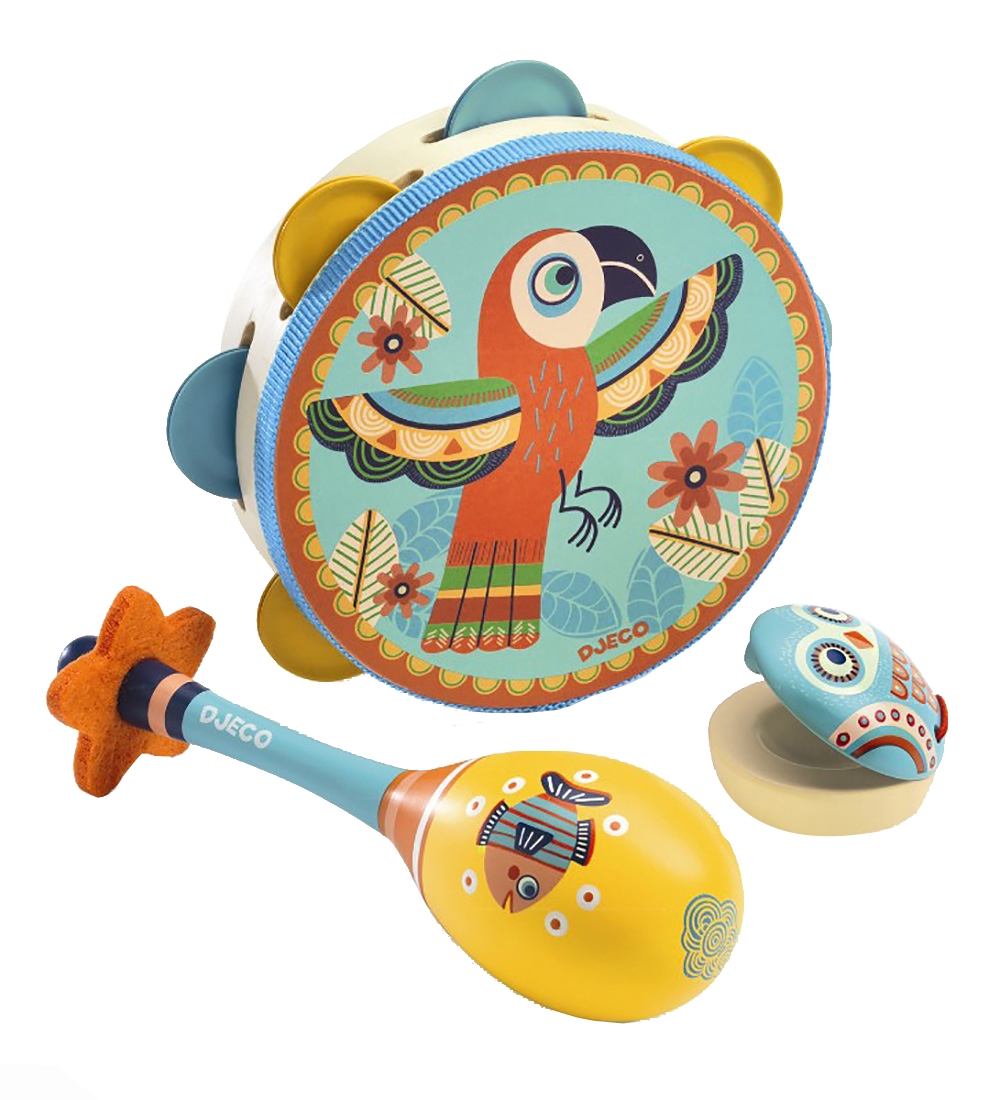 Djeco Instrument Set - 3 Teile - Djeco - One Size - Musikinstrumente Djeco Instrument Set - 3 Teile - Djeco - One Size - Musikinstrumente von Djeco