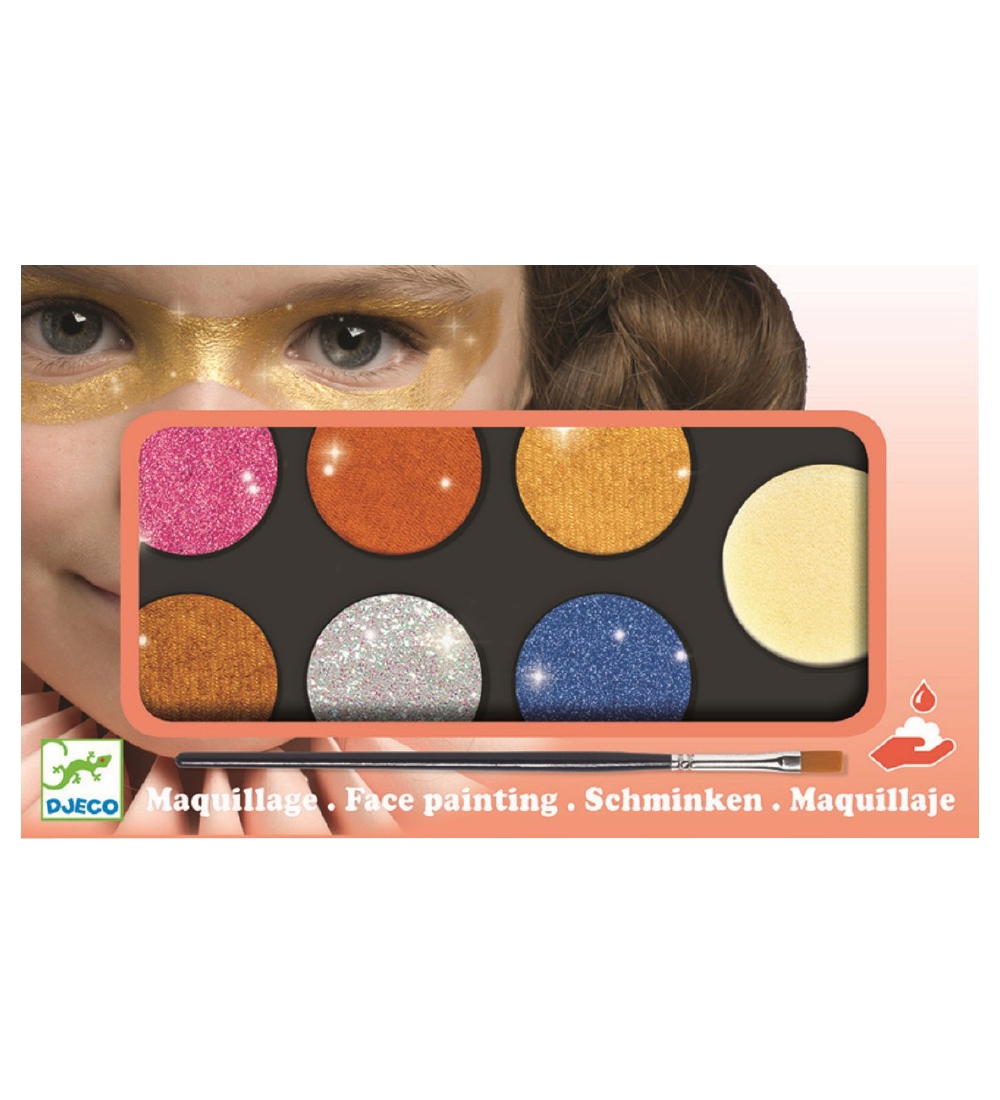 Djeco Kinderschminke - Palette - Metallic - Djeco - One Size - Schminke von Djeco