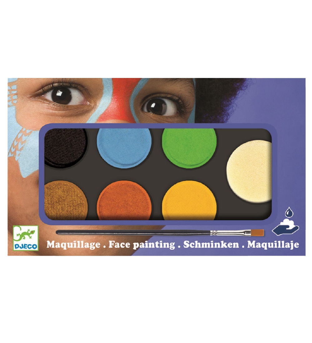 Djeco Kinderschminke - Palette - Natur - Djeco - One Size - Schminke von Djeco