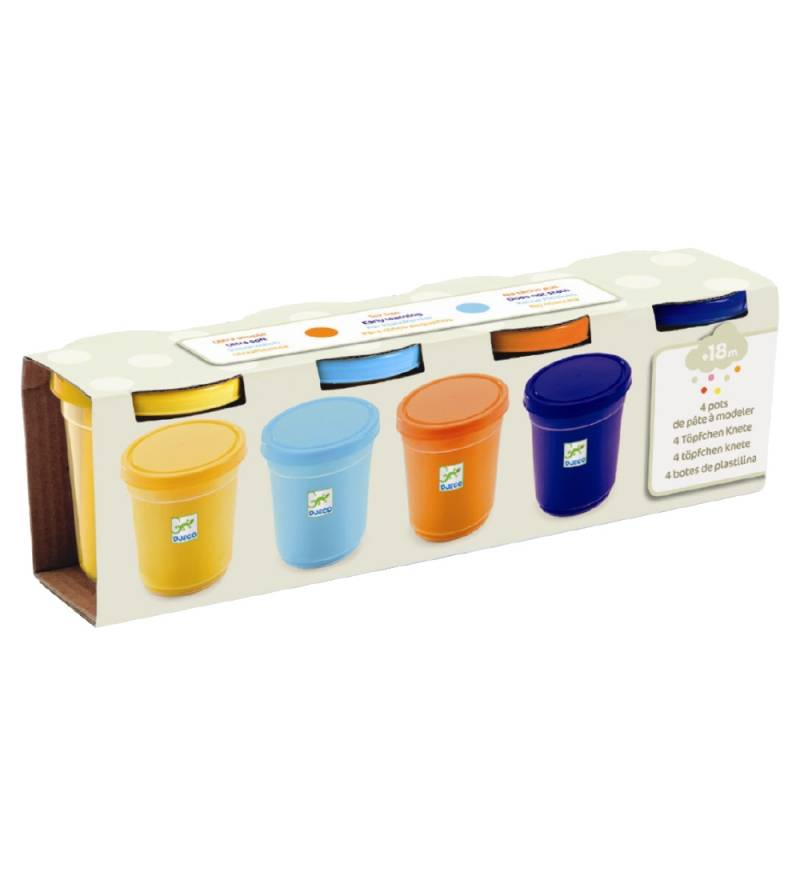 Djeco Knete - 4 st. - Natur - Djeco - One Size - Knete Djeco Knete - 4 st. - Natur - Djeco - One Size - Knete von Djeco