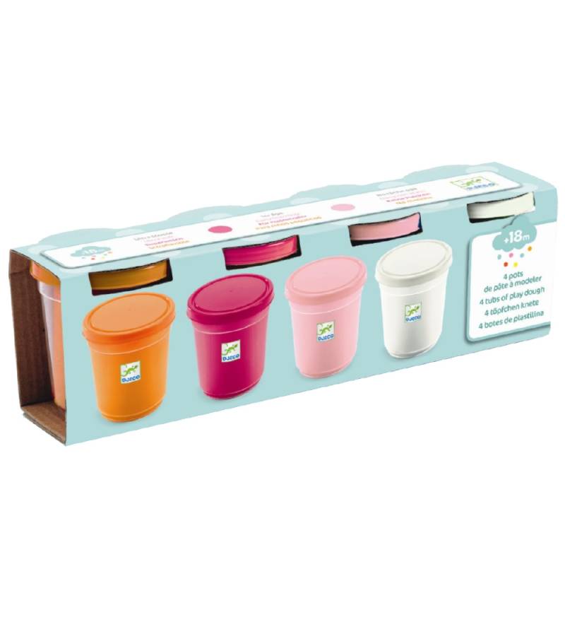 Djeco Knete - 4 st.. - Pastellfarben - Djeco - One Size - Knete Djeco Knete - 4 st.. - Pastellfarben - Djeco - One Size - Knete von Djeco