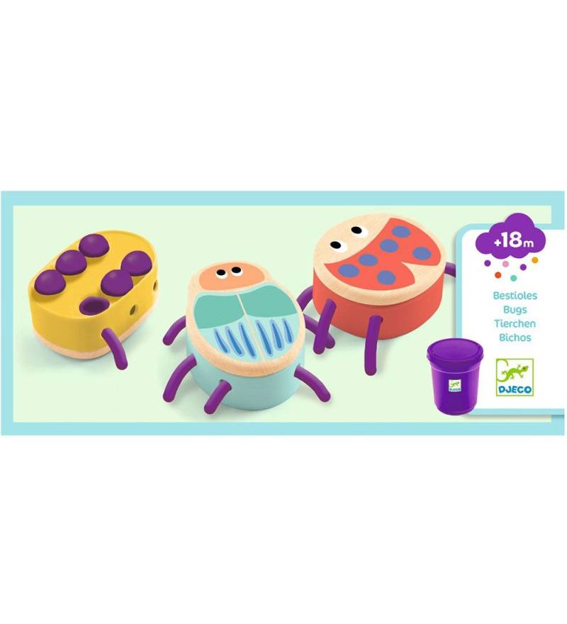 Djeco Kreatives Spielset - Knete Mit Form - Insekten - Djeco - One Size - Kreatives Spielset Djeco Kreatives Spielset - Knete Mit Form - Insekten - Djeco - One Size - Kreatives Spielset von Djeco