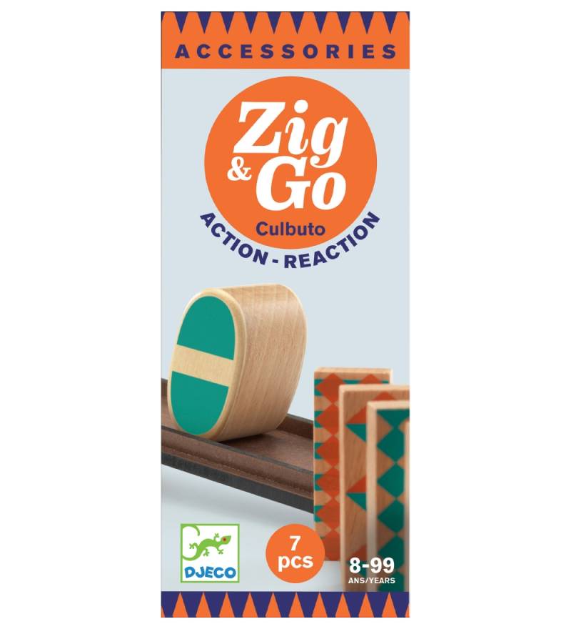 Djeco Kugelbahn - Holz - Zig & Go - 7 Teile - Culbuto - Djeco - One Size - Kugelbahn Djeco Kugelbahn - Holz - Zig & Go - 7 Teile - Culbuto - Djeco - One Size - Kugelbahn von Djeco