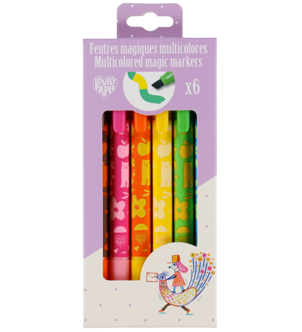 Djeco Magic Marker - 6 st. - Mehrfarbig - Djeco - One Size - Filzstifte Djeco Magic Marker - 6 st. - Mehrfarbig - Djeco - One Size - Filzstifte von Djeco