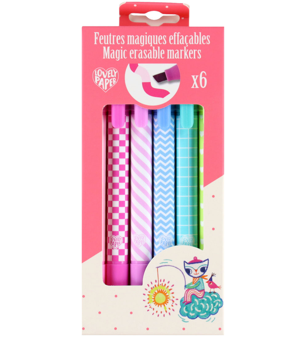 Djeco Magic Marker - 6 st. - Pastellfarben - Djeco - One Size - Filzstifte Djeco Magic Marker - 6 st. - Pastellfarben - Djeco - One Size - Filzstifte von Djeco