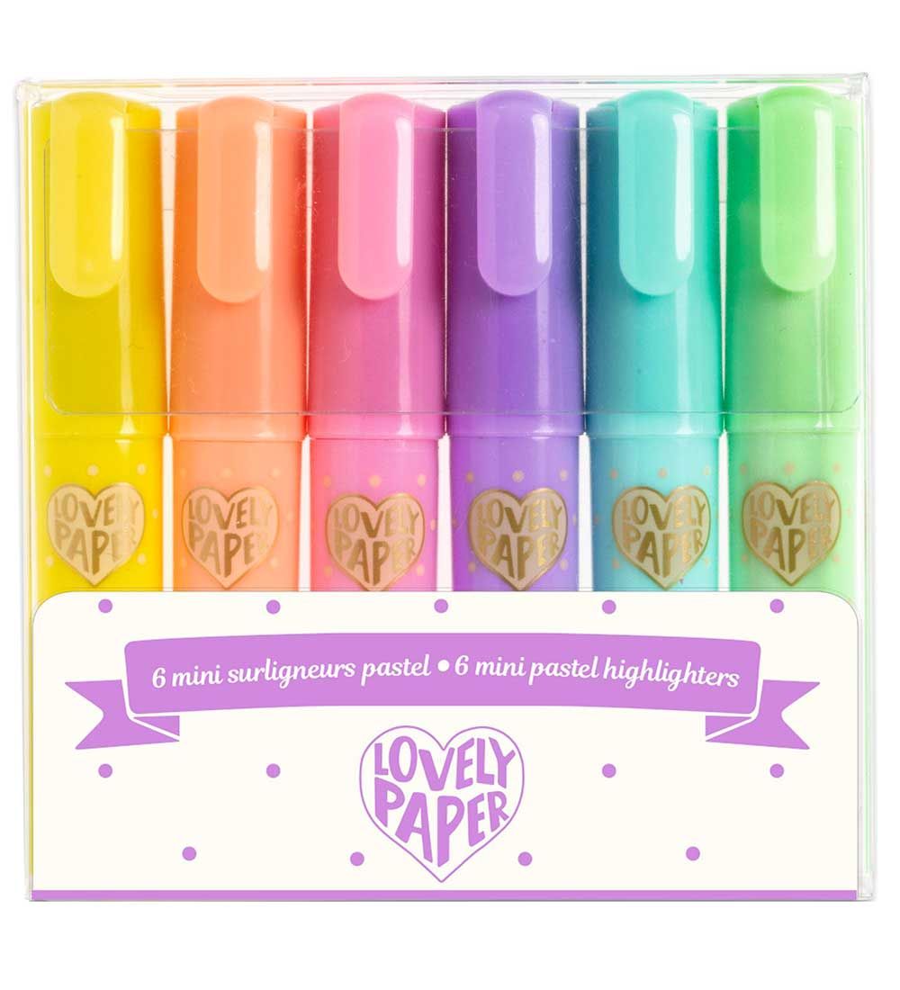 Djeco Mini Textmarker - 6 st. - Pastel - Djeco - One Size - Filzstifte Djeco Mini Textmarker - 6 st. - Pastel - Djeco - One Size - Filzstifte von Djeco