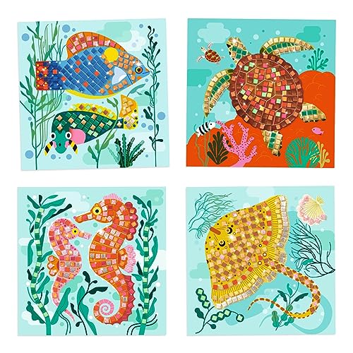 Djeco Mosaike Karibik | Kreativset für Jungen und Mädchen | Mosaiksteine Meerestiere | für Kinder ab 5 Jahren | Bastelset Basteln Schablonen | Do it Yourself DIY Djeco Mosaike Karibik | Kreativset für Jungen und Mädchen | Mosaiksteine Meerestiere | für Kinder ab 5 Jahren | Bastelset Basteln Schablonen | Do it Yourself DIY von Djeco