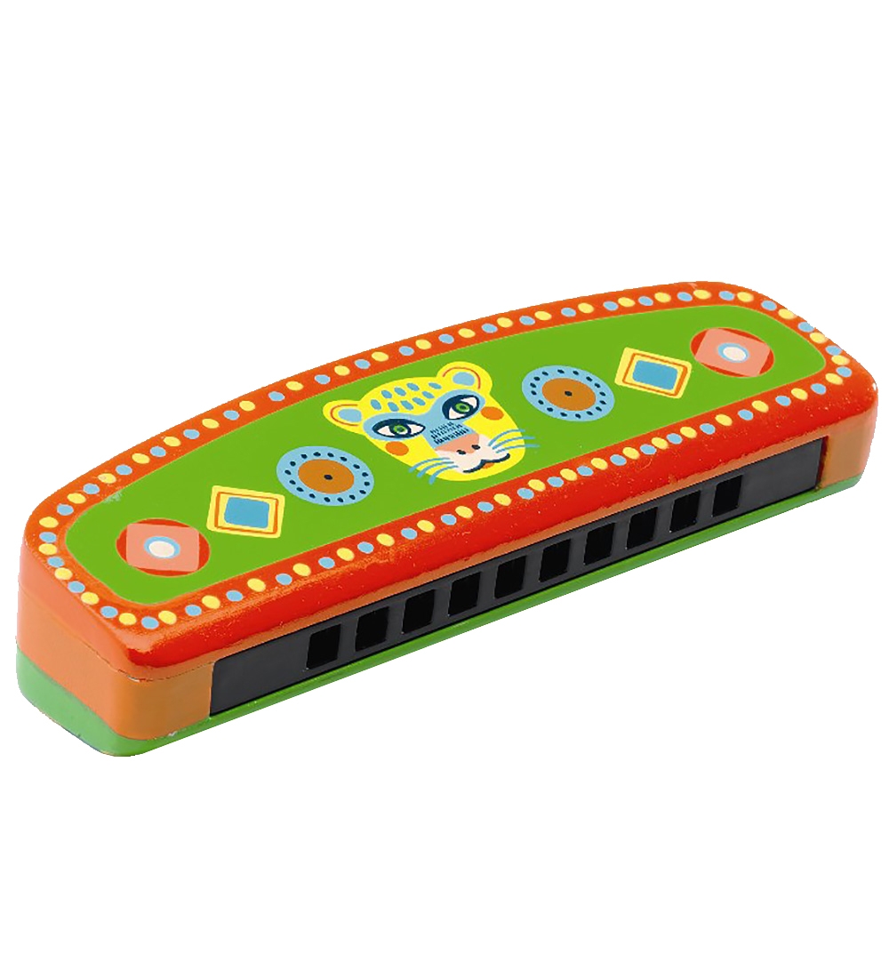 Djeco Mundharmonika - Holz - Bunt - Djeco - One Size - Musikinstrumente Djeco Mundharmonika - Holz - Bunt - Djeco - One Size - Musikinstrumente von Djeco