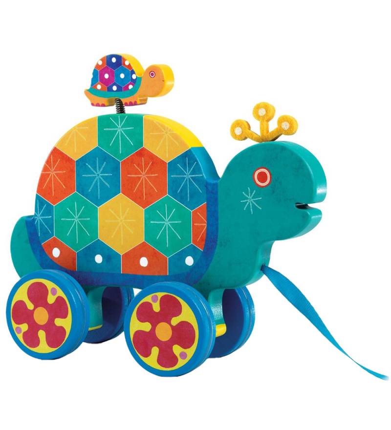 Djeco Nachziehspielzeug - Gaspard - Schildkröte - Djeco - One Size - Nachziehspielzeug Djeco Nachziehspielzeug - Gaspard - Schildkröte - Djeco - One Size - Nachziehspielzeug von Djeco