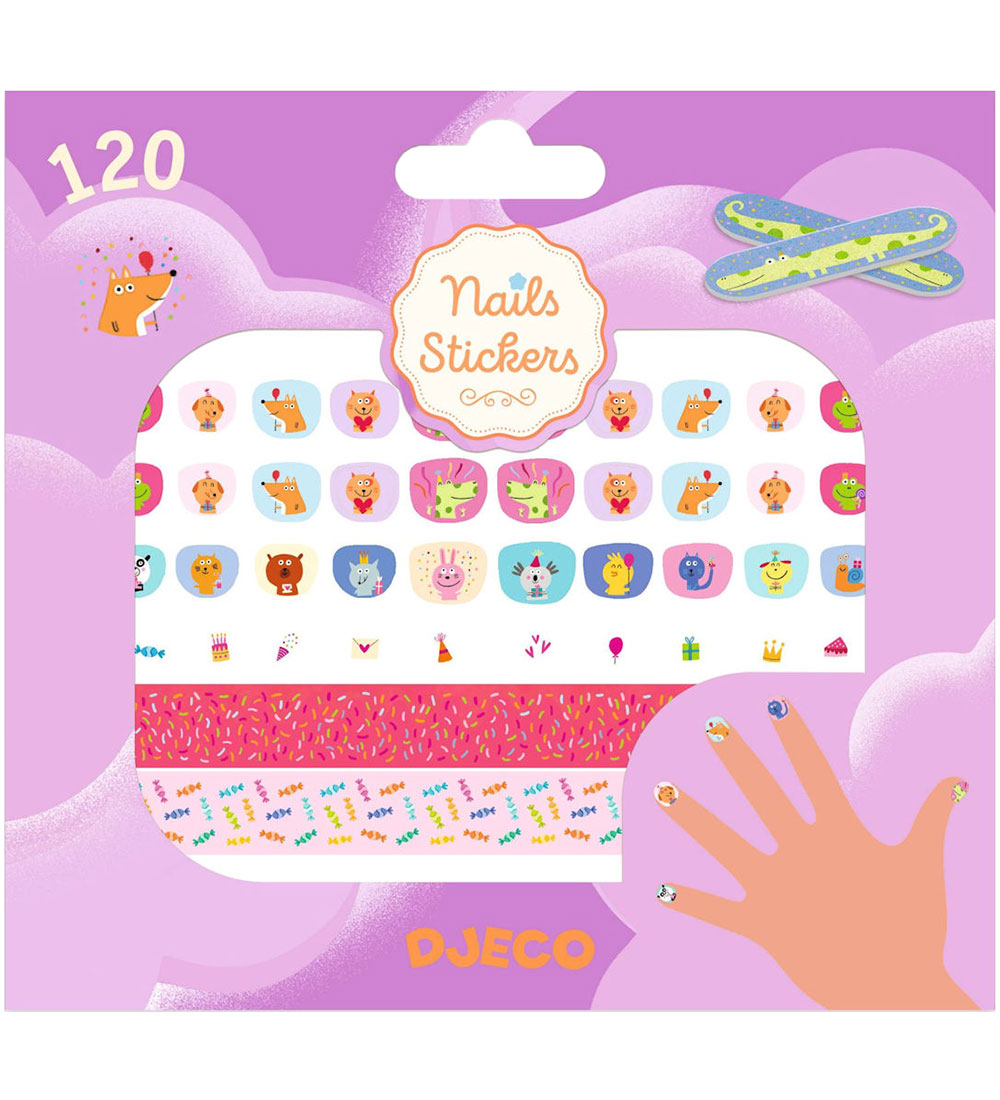 Djeco Nägel Stickers - 120 st. - Happy Geburtstag! - Djeco - One Size - Sticker Djeco Nägel Stickers - 120 st. - Happy Geburtstag! - Djeco - One Size - Sticker von Djeco