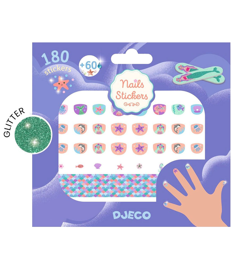 Djeco Nägel Stickers - 180 st. - Glitzer Meerestiere - Djeco - One Size - Sticker Djeco Nägel Stickers - 180 st. - Glitzer Meerestiere - Djeco - One Size - Sticker von Djeco