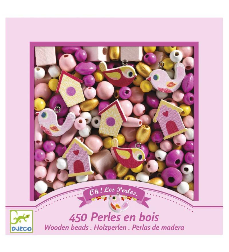 Djeco Perlen - 450 st. - Vögel - Djeco - One Size - Perlen Djeco Perlen - 450 st. - Vögel - Djeco - One Size - Perlen von Djeco