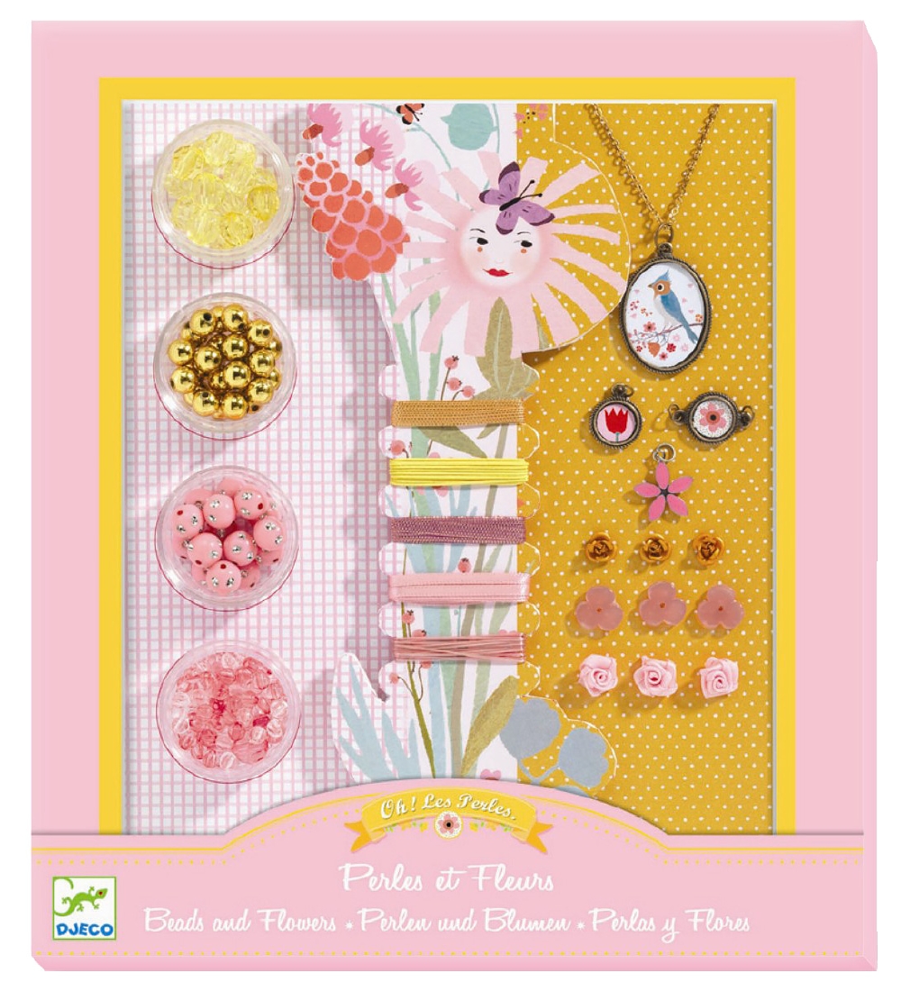 Djeco Perlen - Blumen - Djeco - One Size - Perlen von Djeco