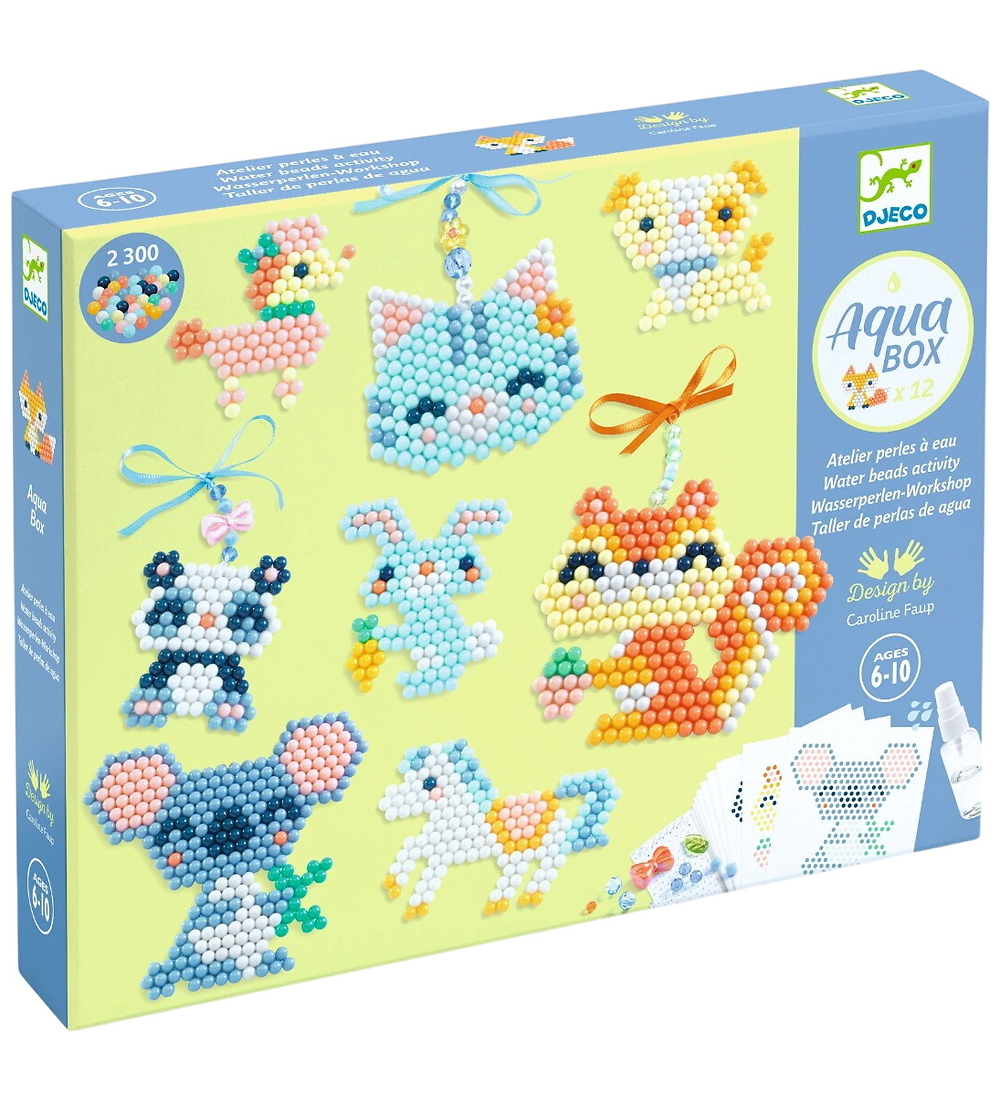 Djeco Perlenset - Furry Friends - Djeco - One Size - Perlen von Djeco