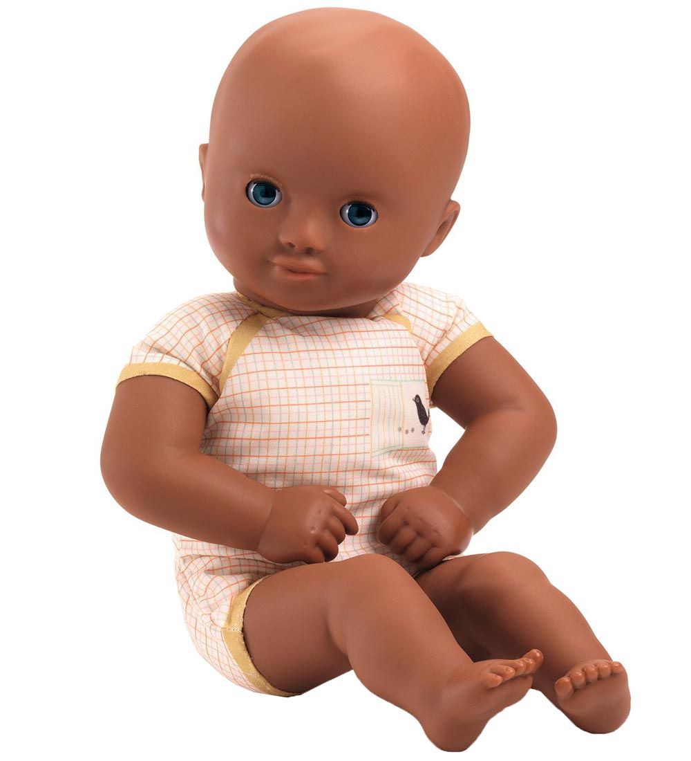 Djeco Puppe - 32 cm - Baby Yellow - Djeco - One Size - Puppen Djeco Puppe - 32 cm - Baby Yellow - Djeco - One Size - Puppen von Djeco