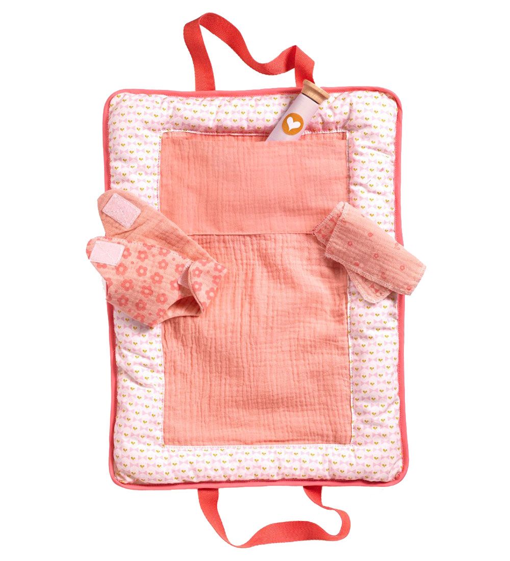 Djeco Puppenzubehör - Wickeltasche - Pink Peak - Djeco - One Size - Puppenzubehör Djeco Puppenzubehör - Wickeltasche - Pink Peak - Djeco - One Size - Puppenzubehör von Djeco