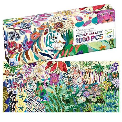 Puzzle enfant Djeco Rainbow Tigers 1000 pièces von Djeco