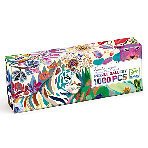 Djeco DJ07647 Tigers Puzzles Galerie, gemischt von Djeco