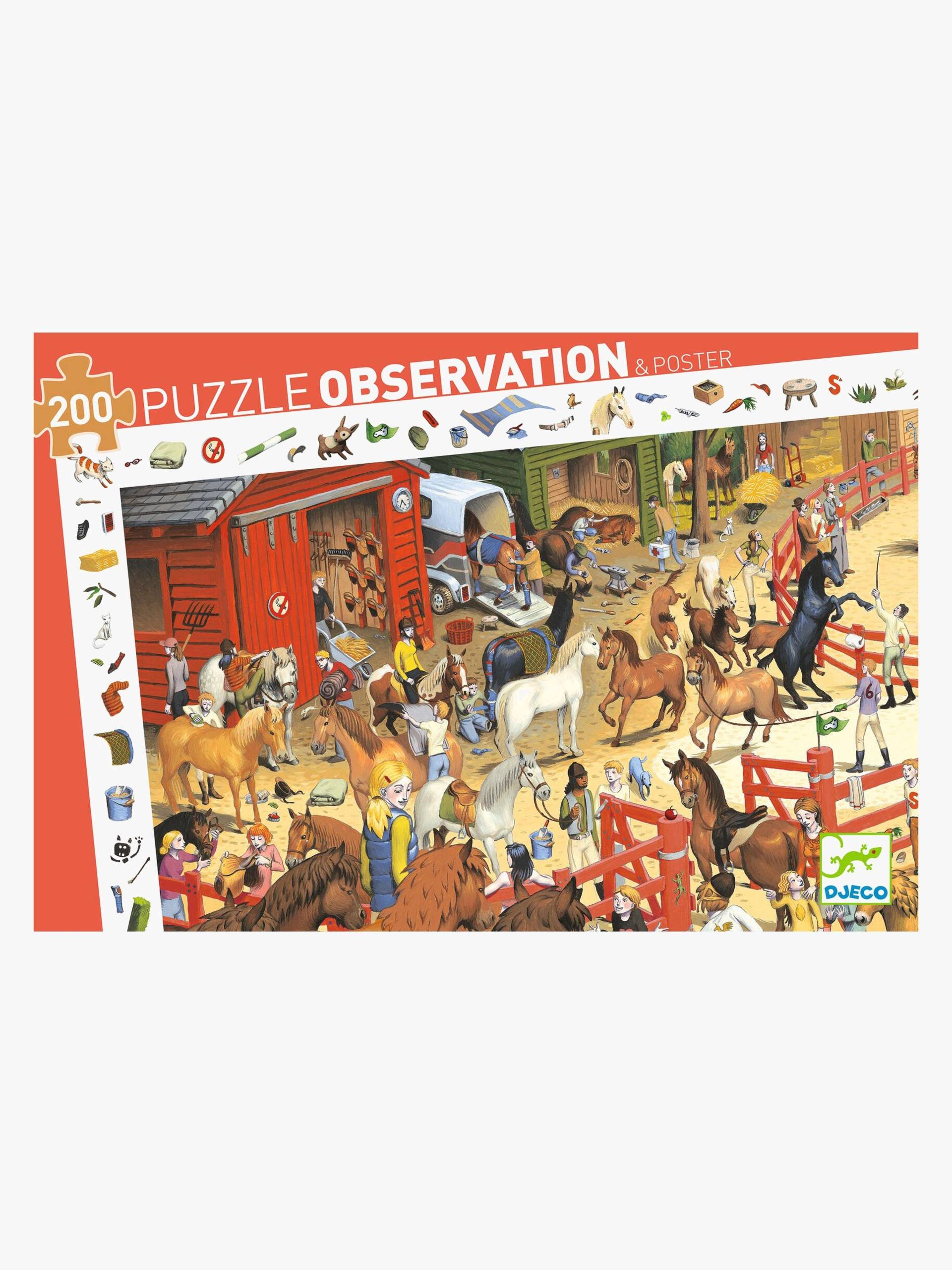 Djeco Puzzle Reiten 200 Teile von Djeco