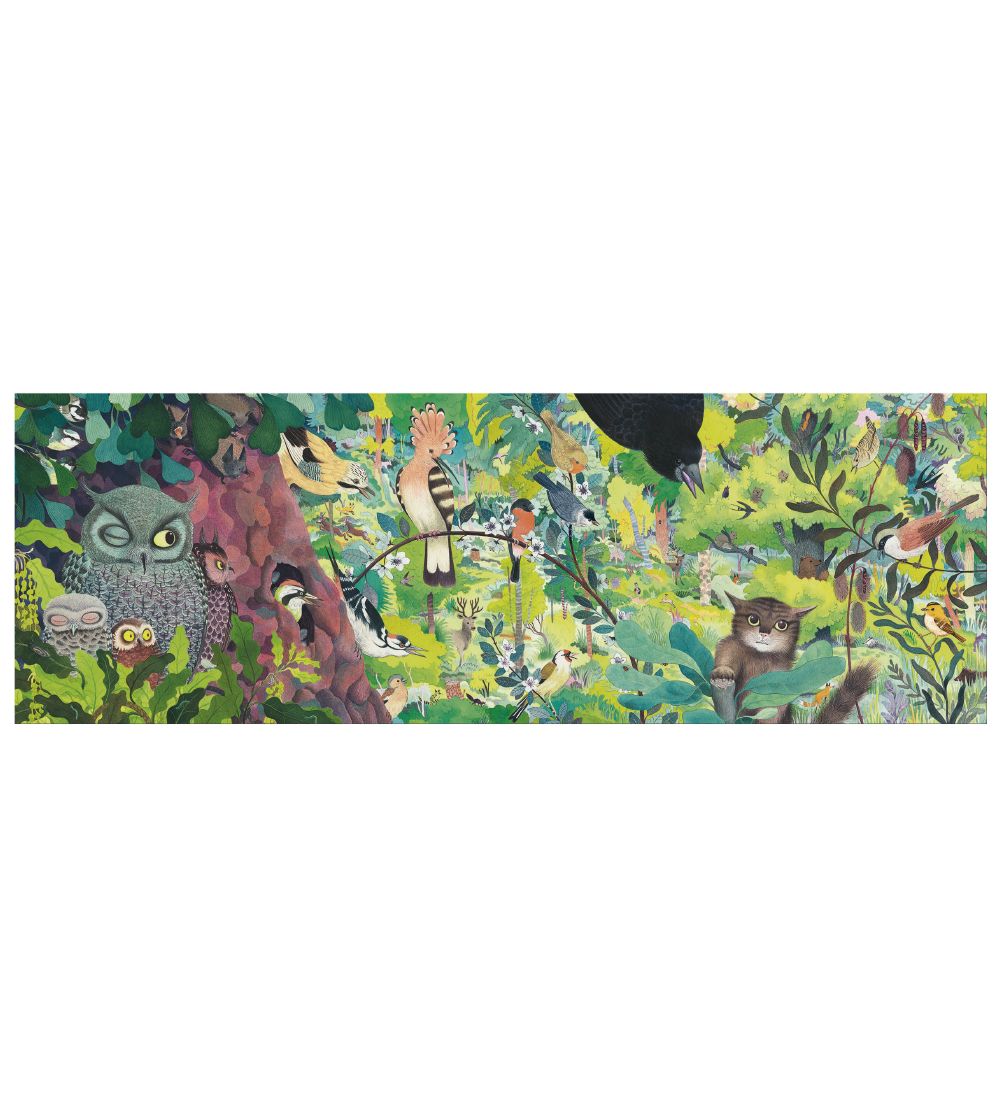 Djeco Puzzlespiel - 1000 Teile - Eulen und Birds - Djeco - One Size - Puzzlespiele von Djeco