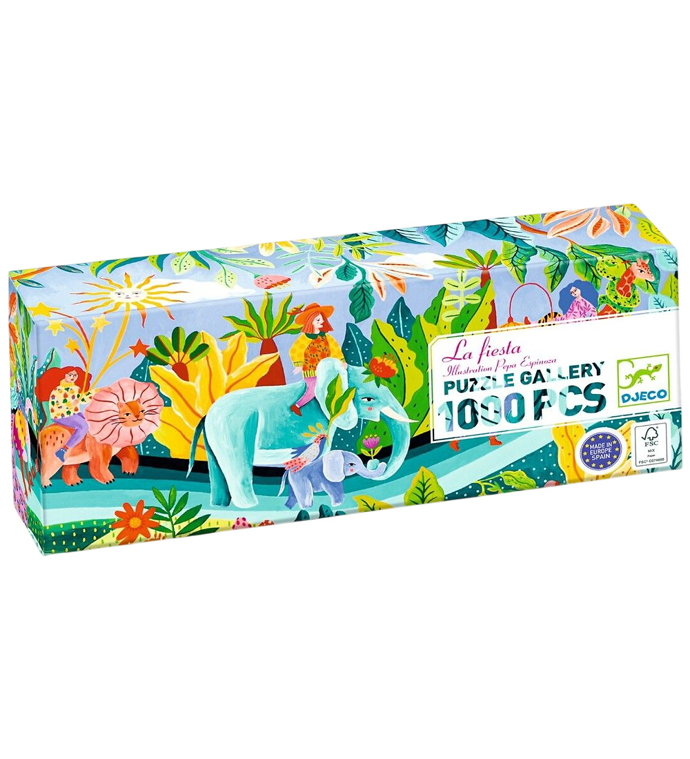 Djeco Puzzlespiel - 1000 Teile - Galerie - La Fiesta - Djeco - One Size - Puzzlespiele von Djeco