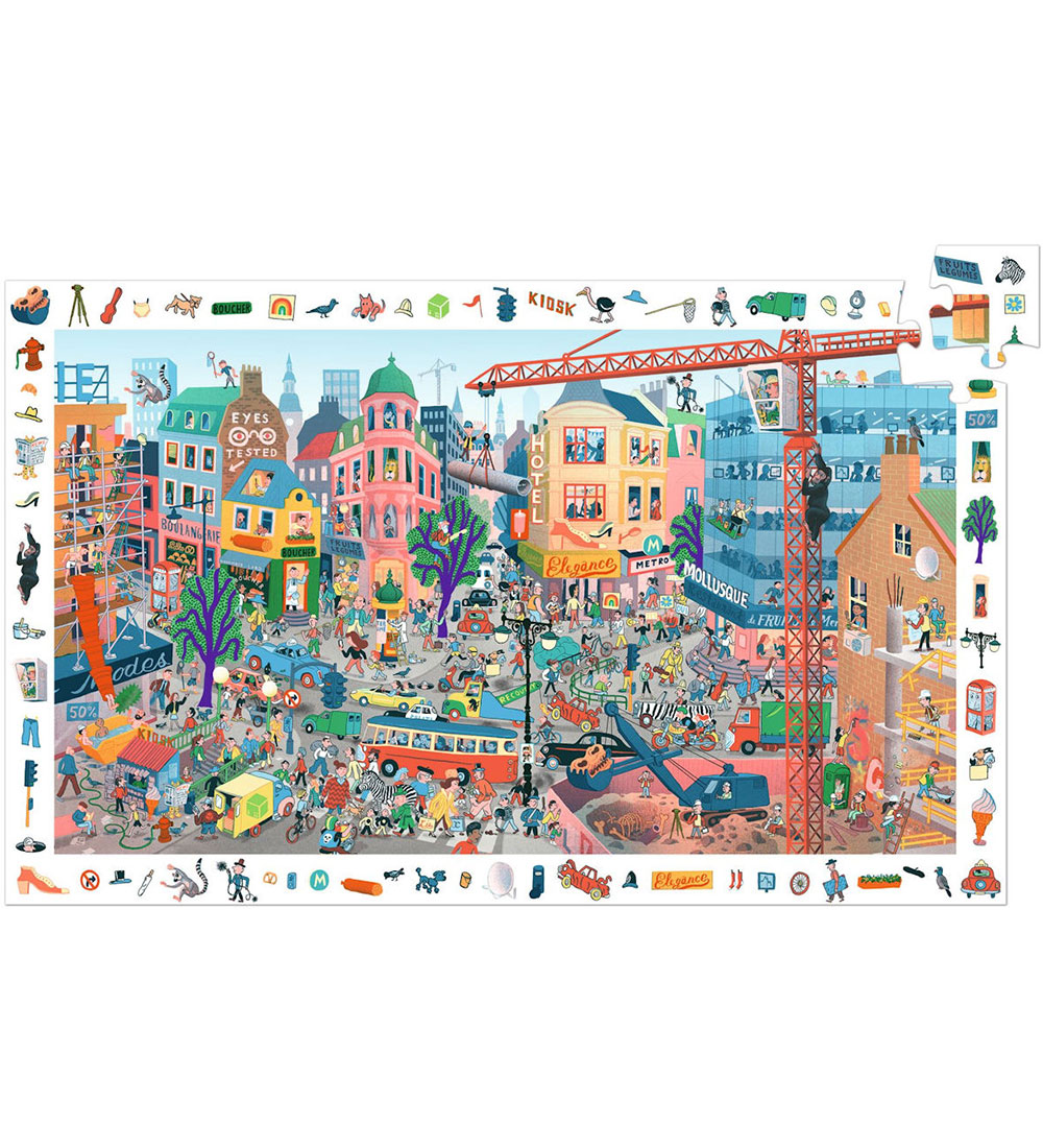 Djeco Puzzlespiel - 200 Teile - Die City - Djeco - One Size - Puzzlespiele Djeco Puzzlespiel - 200 Teile - Die City - Djeco - One Size - Puzzlespiele von Djeco