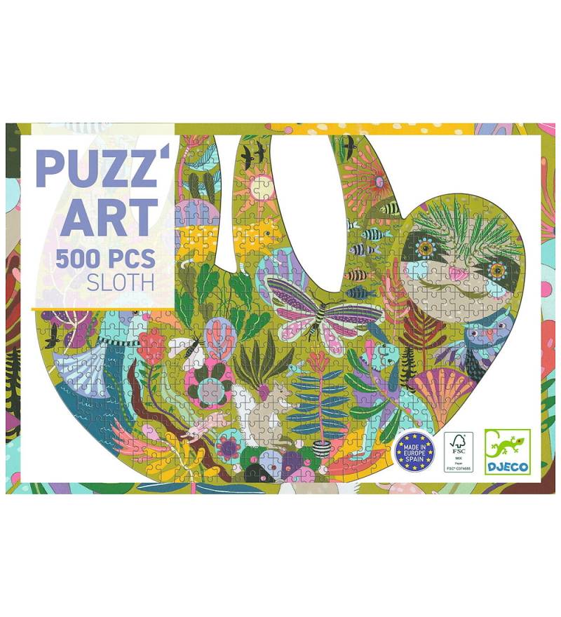 Djeco Puzzlespiel - 500 Teile - RätselArt - Das Faultier - Djeco - One Size - Puzzlespiele Djeco Puzzlespiel - 500 Teile - RätselArt - Das Faultier - Djeco - One Size - Puzzlespiele von Djeco