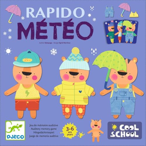 Djeco Rapido Meteo | 2-3 Spieler | Kinderspiel #DJ08527 Djeco Rapido Meteo | 2-3 Spieler | Kinderspiel #DJ08527 von Djeco