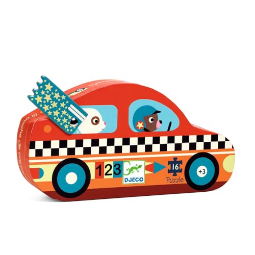 Djeco Rennwagen The Racing Car Puzzle (DJ07273) von Djeco
