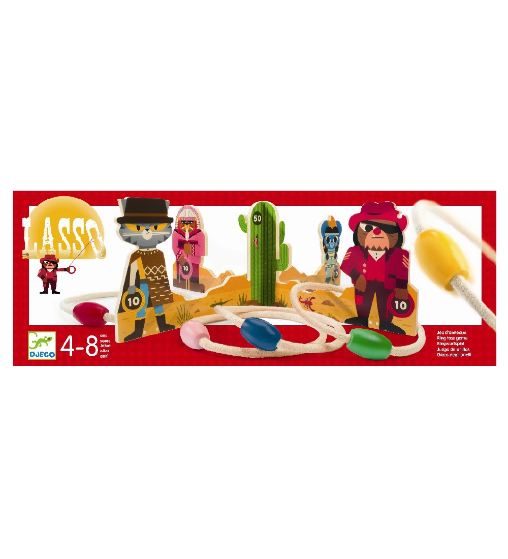 Djeco Ringwurfspiel - Lasso - Djeco - One Size - Spiele Djeco Ringwurfspiel - Lasso - Djeco - One Size - Spiele von Djeco