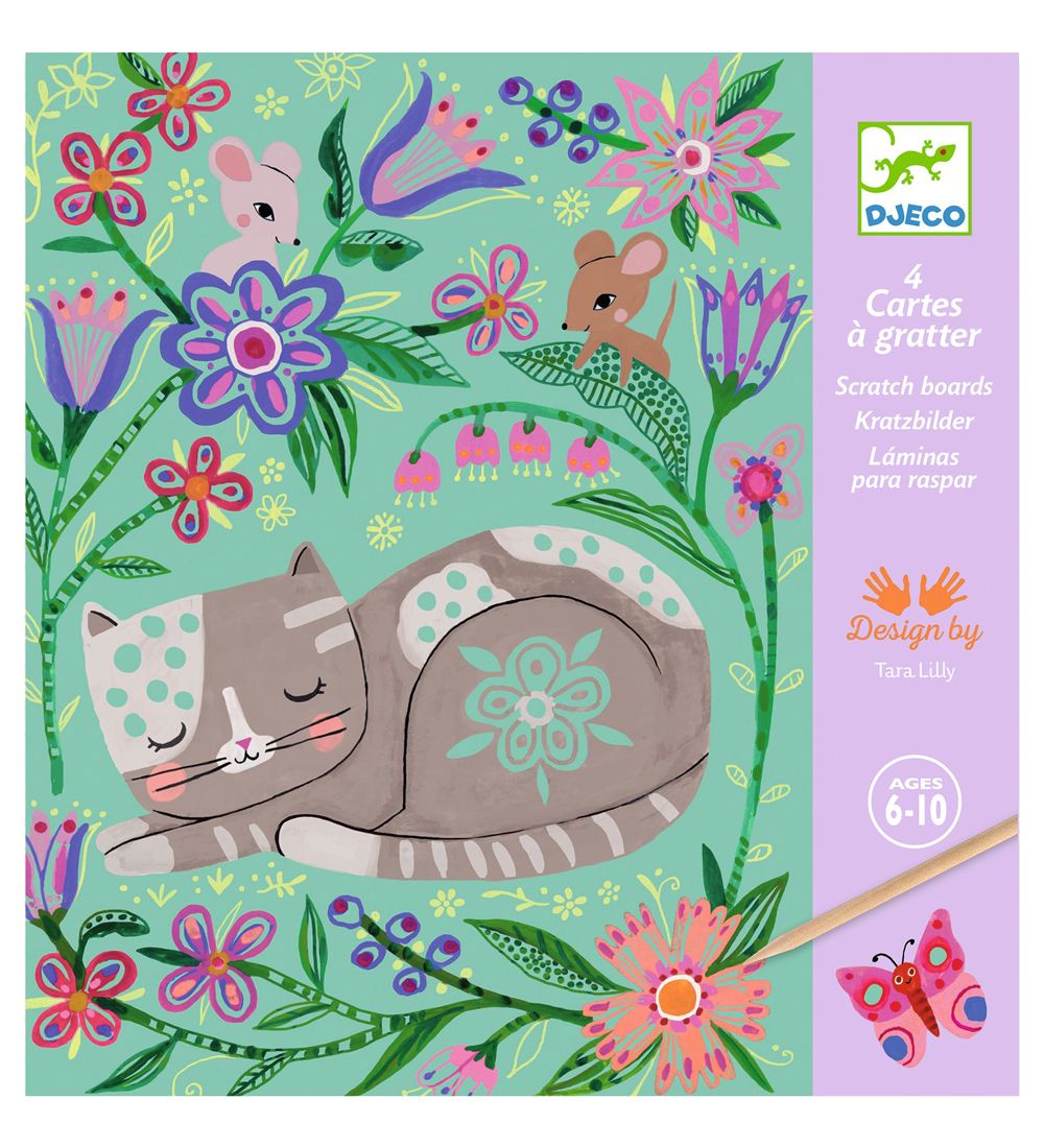 Djeco Rubbellose - 4 st. - Encounters - Djeco - One Size - Malbücher Djeco Rubbellose - 4 st. - Encounters - Djeco - One Size - Malbücher von Djeco